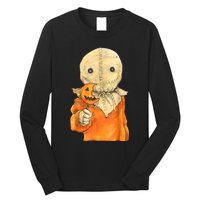 Trick Or Treat Funny Cute Sam Halloween Costume Long Sleeve Shirt