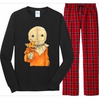 Trick Or Treat Funny Cute Sam Halloween Costume Long Sleeve Pajama Set