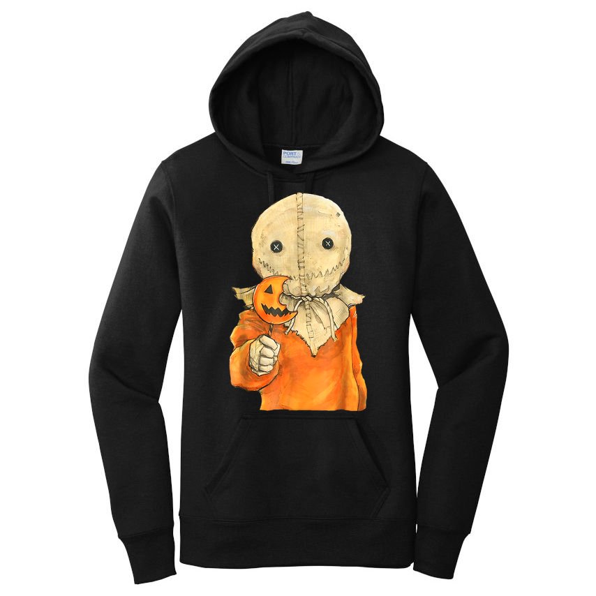 Trick Or Treat Funny Cute Sam Halloween Costume Women's Pullover Hoodie