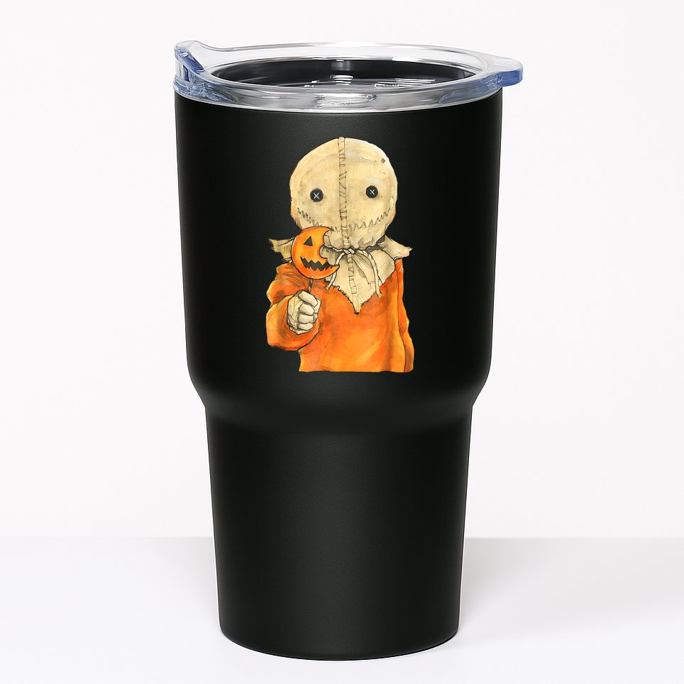 Trick Or Treat Funny Cute Sam Halloween Costume Tumbler