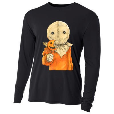 Trick Or Treat Funny Cute Sam Halloween Costume Cooling Performance Long Sleeve Crew
