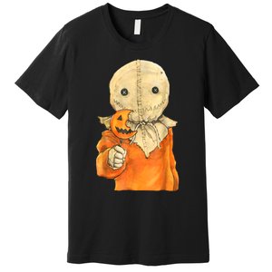 Trick Or Treat Funny Cute Sam Halloween Costume Premium T-Shirt