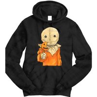 Trick Or Treat Funny Cute Sam Halloween Costume Tie Dye Hoodie