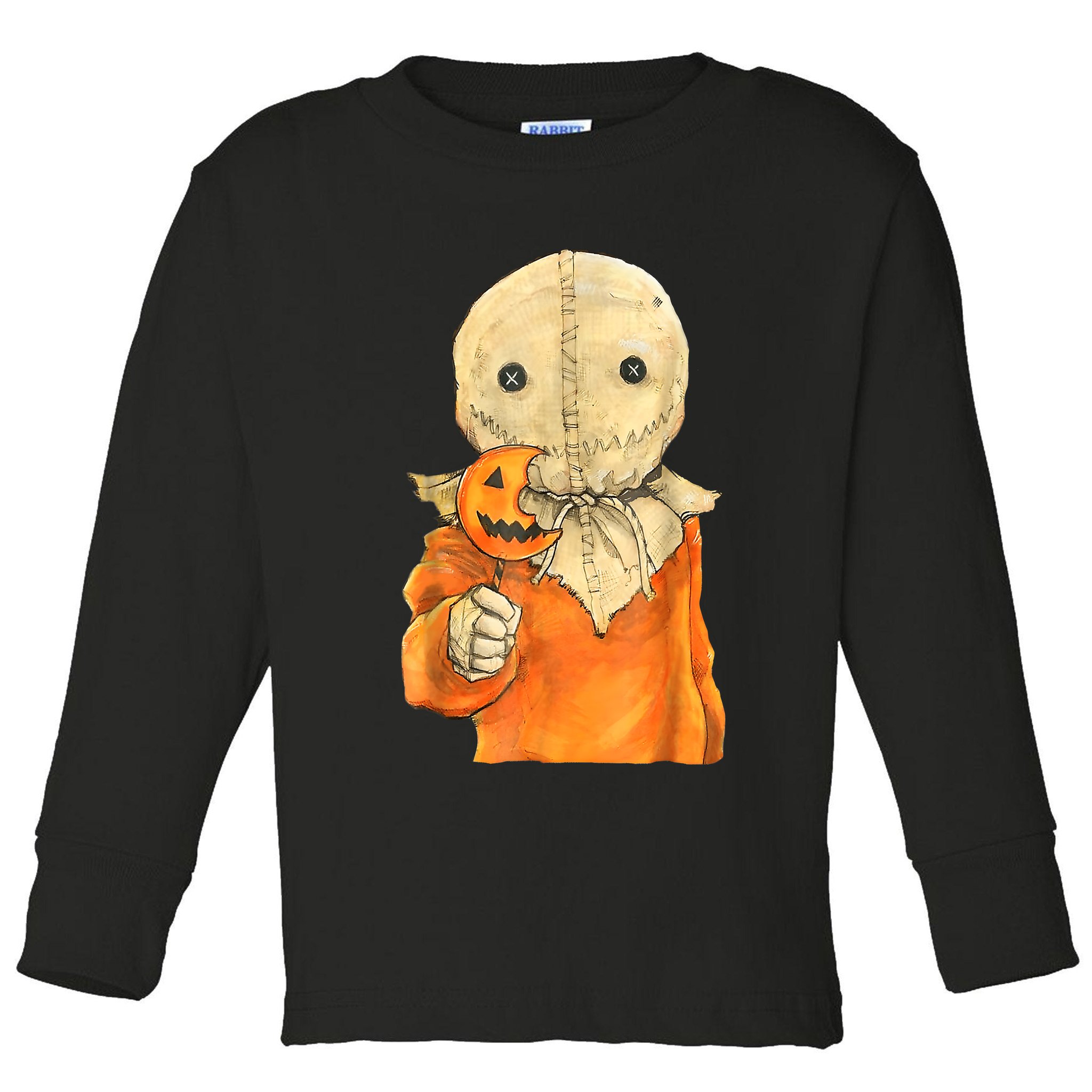 Trick Or Treat Funny Cute Sam Halloween Costume Toddler Long Sleeve Shirt