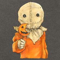 Trick Or Treat Funny Cute Sam Halloween Costume Cotton Canvas Backpack