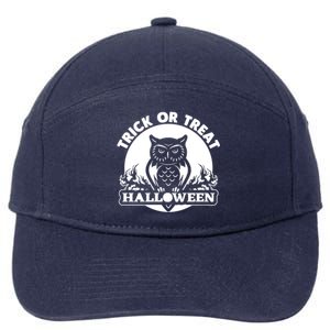 Trick Or Treat Halloween 7-Panel Snapback Hat