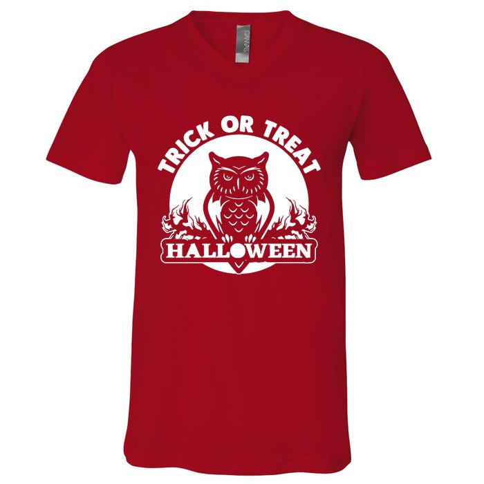 Trick Or Treat Halloween V-Neck T-Shirt