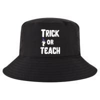 Trick Or Teach Funny Teacher Halloween - Teacher Halloween Cool Comfort Performance Bucket Hat