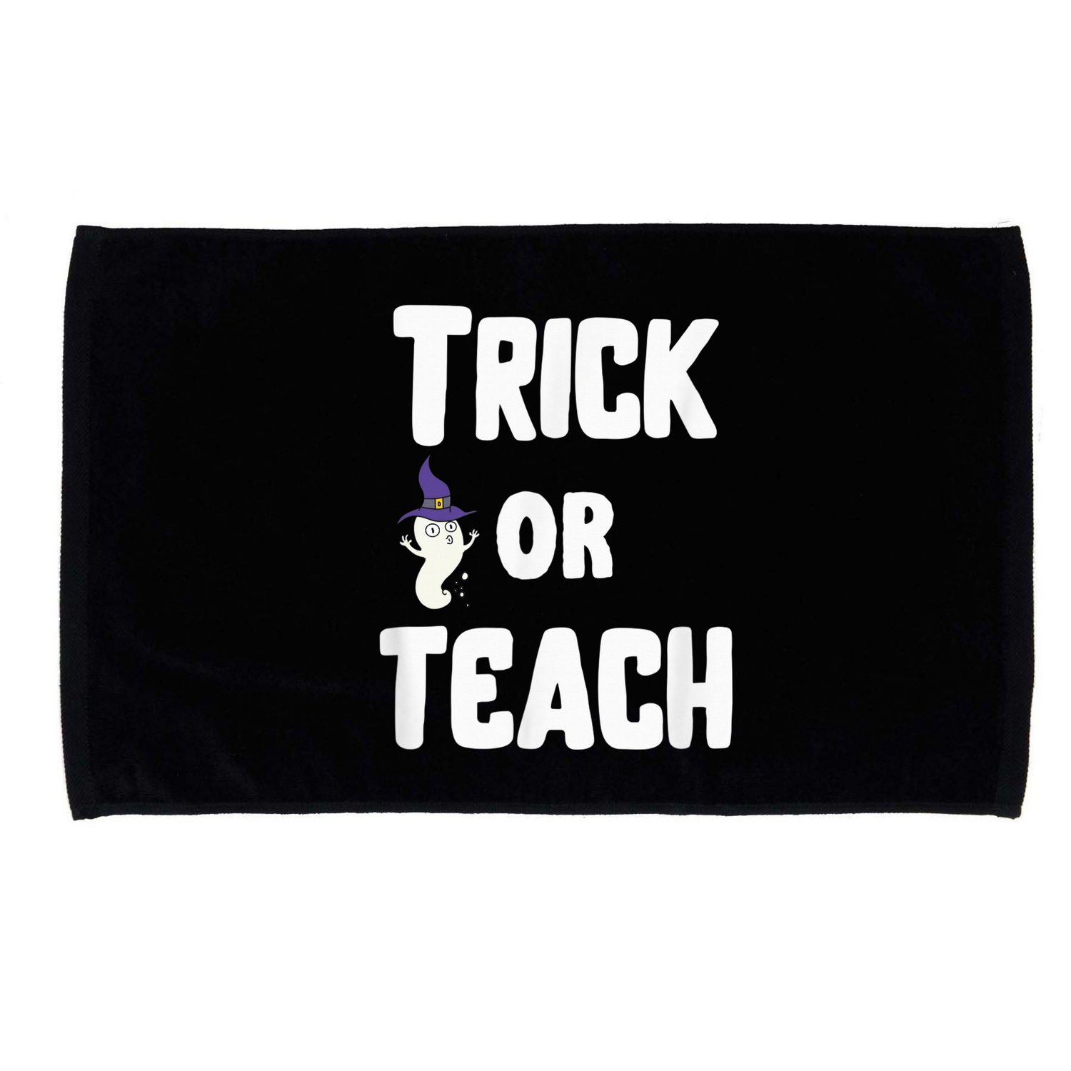 Trick Or Teach Funny Teacher Halloween - Teacher Halloween Microfiber Hand Towel
