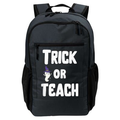 Trick Or Teach Funny Teacher Halloween - Teacher Halloween Daily Commute Backpack