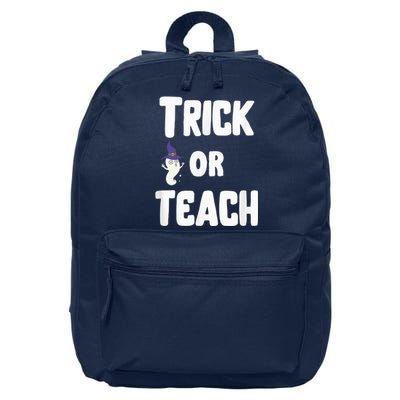 Trick Or Teach Funny Teacher Halloween - Teacher Halloween 16 in Basic Backpack