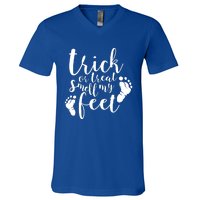 Trick Or Treat Smell My Feet V-Neck T-Shirt