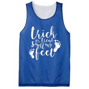 Trick Or Treat Smell My Feet Mesh Reversible Basketball Jersey Tank