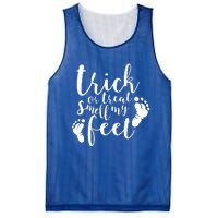 Trick Or Treat Smell My Feet Mesh Reversible Basketball Jersey Tank