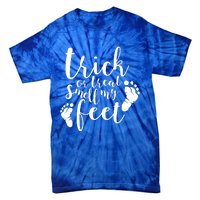 Trick Or Treat Smell My Feet Tie-Dye T-Shirt