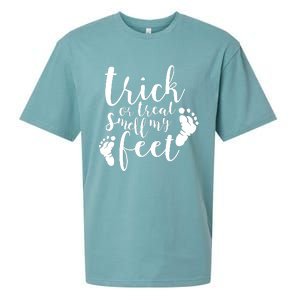 Trick Or Treat Smell My Feet Sueded Cloud Jersey T-Shirt