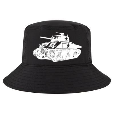 Tanks On Tanks Summer Tankception White Cool Comfort Performance Bucket Hat