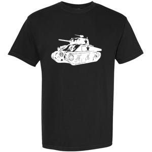 Tanks On Tanks Summer Tankception White Garment-Dyed Heavyweight T-Shirt