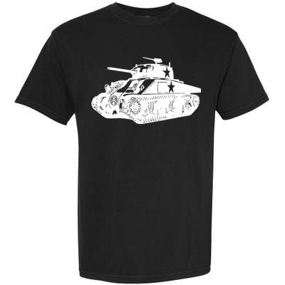 Tanks On Tanks Summer Tankception White Garment-Dyed Heavyweight T-Shirt