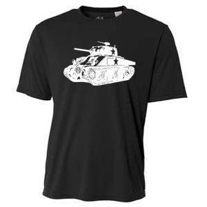 Tanks On Tanks Summer Tankception White Cooling Performance Crew T-Shirt