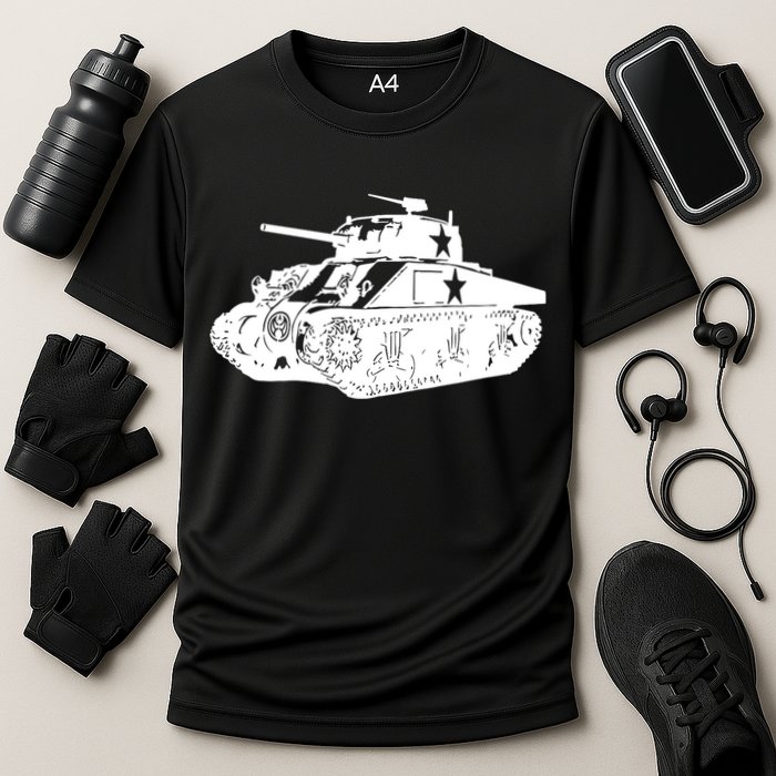 Tanks On Tanks Summer Tankception White Performance Shirt