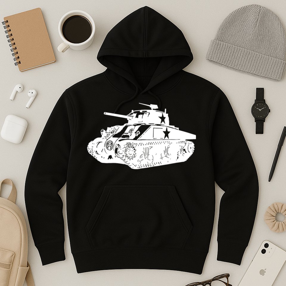 Tanks On Tanks Summer Tankception White Hoodie