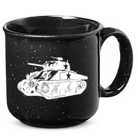 Tanks On Tanks Summer Tankception White 15oz Campfire Ceramic Mug