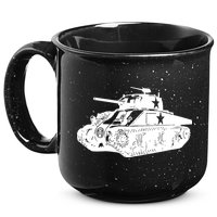 Tanks On Tanks Summer Tankception White 15oz Campfire Ceramic Mug
