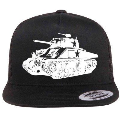 Tanks On Tanks Summer Tankception White Flatbill Hat