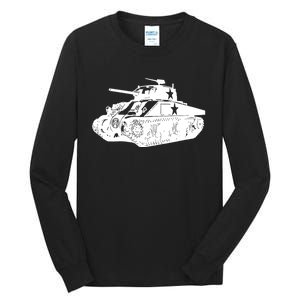 Tanks On Tanks Summer Tankception White Tall Long Sleeve T-Shirt