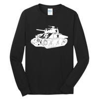 Tanks On Tanks Summer Tankception White Tall Long Sleeve T-Shirt