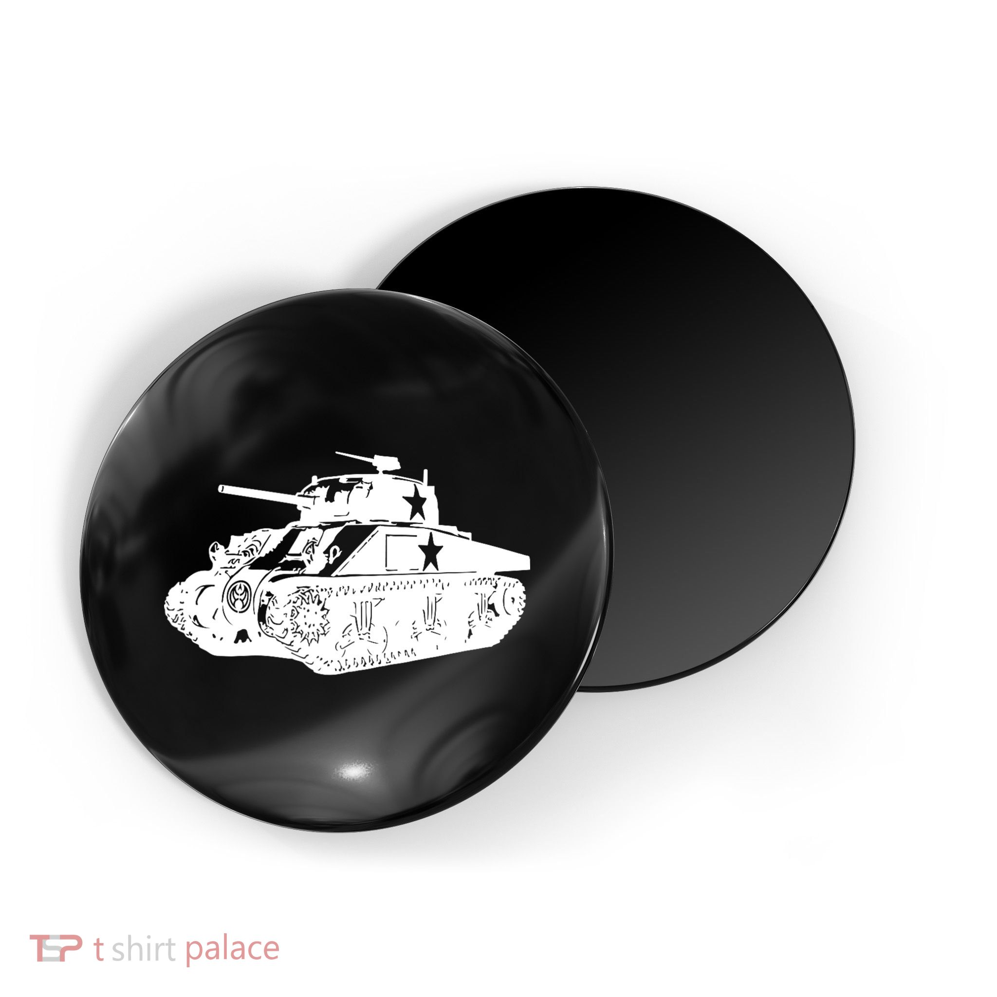 Tanks On Tanks Summer Tankception White Magnet