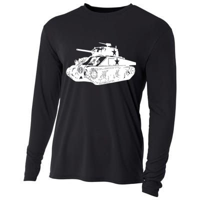 Tanks On Tanks Summer Tankception White Cooling Performance Long Sleeve Crew