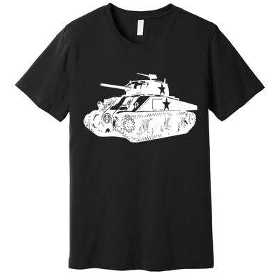 Tanks On Tanks Summer Tankception White Premium T-Shirt