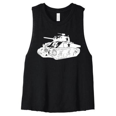 Tanks On Tanks Summer Tankception White Women's Racerback Cropped Tank