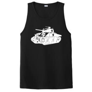 Tanks On Tanks Summer Tankception White PosiCharge Competitor Tank