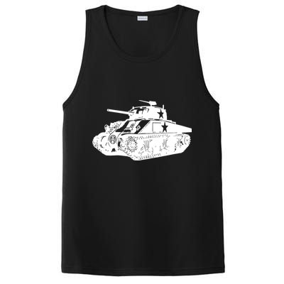 Tanks On Tanks Summer Tankception White PosiCharge Competitor Tank