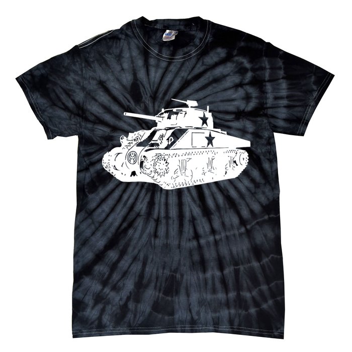Tanks On Tanks Summer Tankception White Tie-Dye T-Shirt