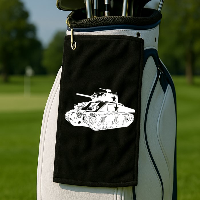 Tanks On Tanks Summer Tankception White Golf Towel