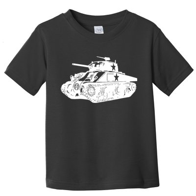 Tanks On Tanks Summer Tankception White Toddler T-Shirt