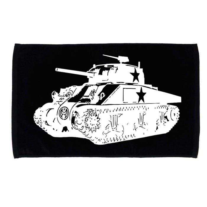 Tanks On Tanks Summer Tankception White Microfiber Hand Towel