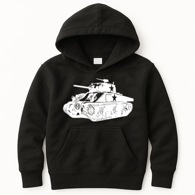 Tanks On Tanks Summer Tankception White Kids Hoodie