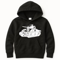 Tanks On Tanks Summer Tankception White Kids Hoodie