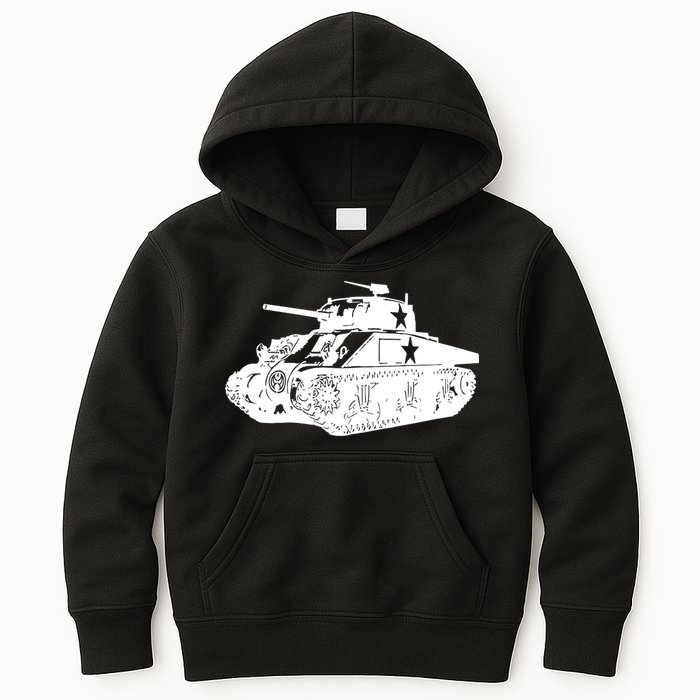 Tanks On Tanks Summer Tankception White Kids Hoodie