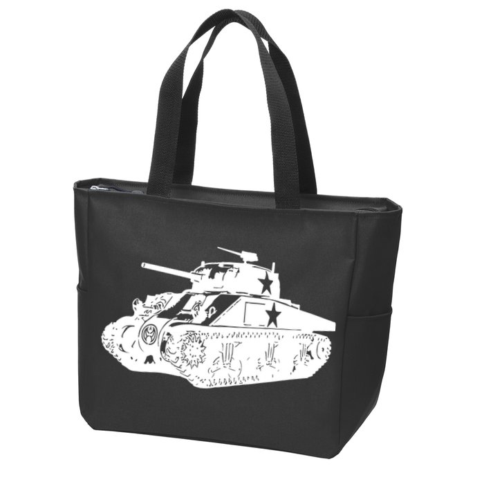 Tanks On Tanks Summer Tankception White Zip Tote Bag