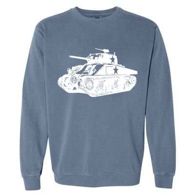 Tanks On Tanks Summer Tankception White Garment-Dyed Sweatshirt