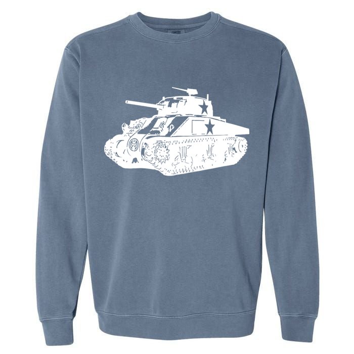 Tanks On Tanks Summer Tankception White Garment-Dyed Sweatshirt