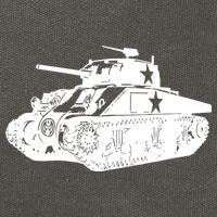Tanks On Tanks Summer Tankception White Cotton Canvas Backpack