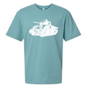 Tanks On Tanks Summer Tankception White Sueded Cloud Jersey T-Shirt