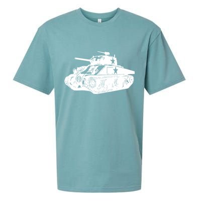 Tanks On Tanks Summer Tankception White Sueded Cloud Jersey T-Shirt